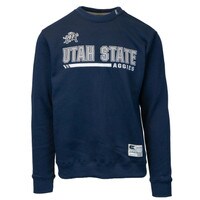 Utah State Aggie Bull Unisex Crew Sweatshirt navy blue